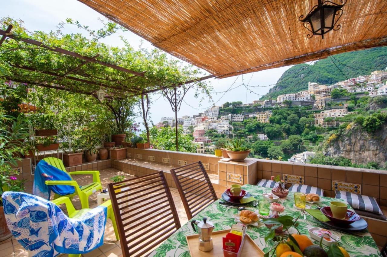Casa La Bifora Positano Villa Bagian luar foto